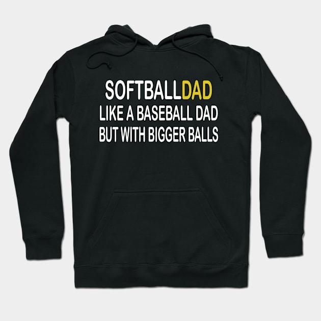 softball dad gift Hoodie by othmane4